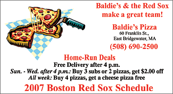 Red Sox Schedule Magnet – Baldie’s Pizza